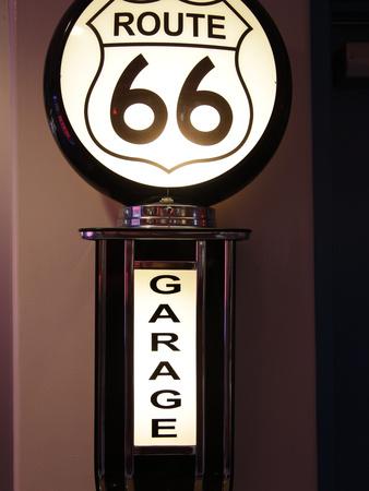 Historic New Mexico U.S 66 Route metal tin sign garage wall art